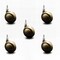 Service Caster 2.5 Inch Windsor Antique Metal Ball Caster - 5/16 Inch Threaded Stem, 5PK SCC-TS01S25-DCS-WA-5161878-5 - alternate 1